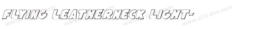 Flying Leatherneck Light字体转换